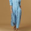 Dresses Thierry Colson | Venetia Dress - Downing Poplin Azur