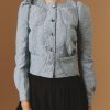 Tops Thierry Colson | Arabella Jacket - Boutis Blue / Grey