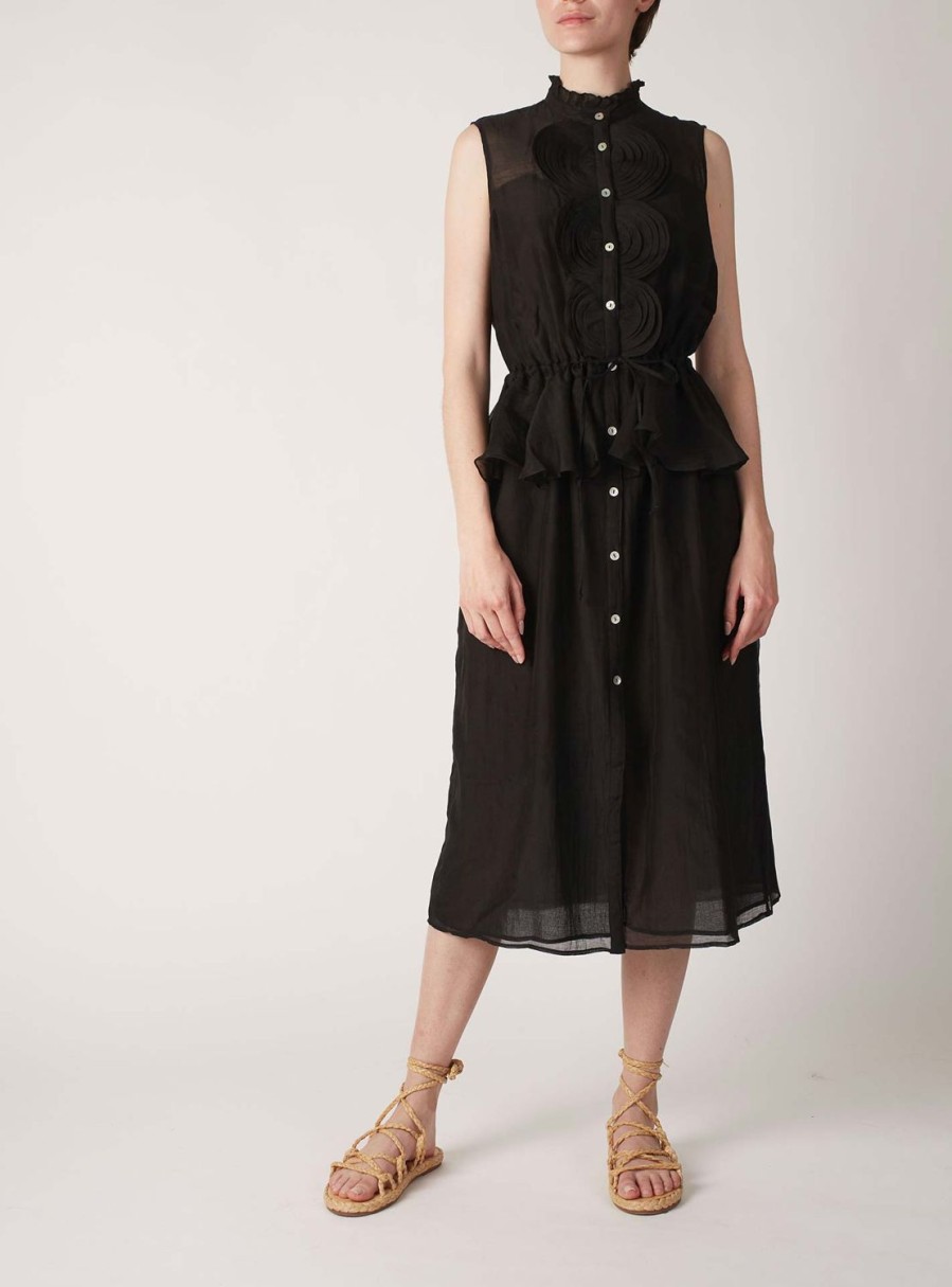 Dresses Thierry Colson | Yordana Dress - Rose Petals Black