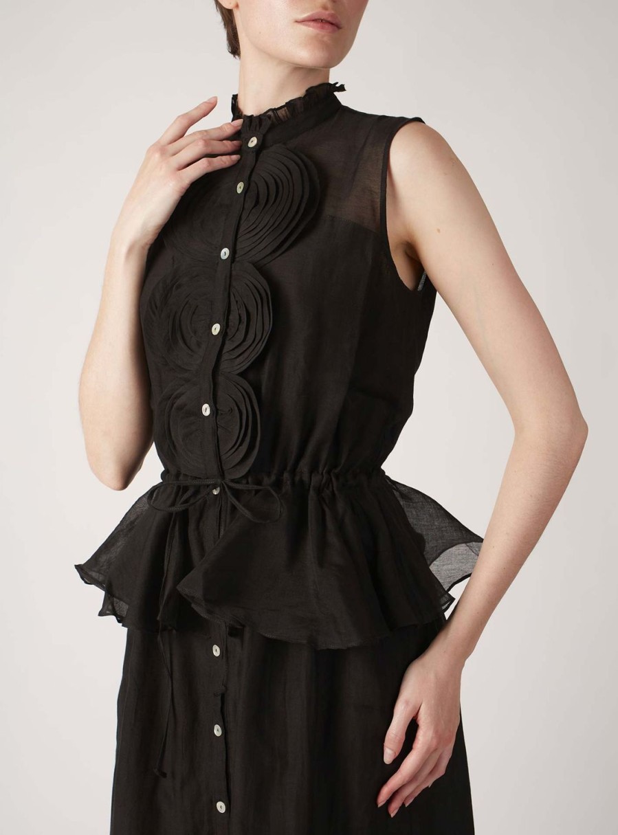 Dresses Thierry Colson | Yordana Dress - Rose Petals Black