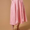 Skirts Thierry Colson | Wynona Skirt - Mughal Blockprint Candy Pink