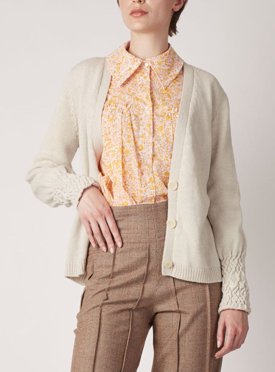 Tops Thierry Colson | Ysabel Cardigan - Wb X Tc Alabaster