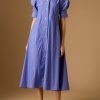 Dresses Thierry Colson | Venetia Dress - County - Bluet / Cherry Stripes Bluet Cherry Stripes