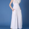 Dresses Thierry Colson | Milos - Cotton Voile Dress White