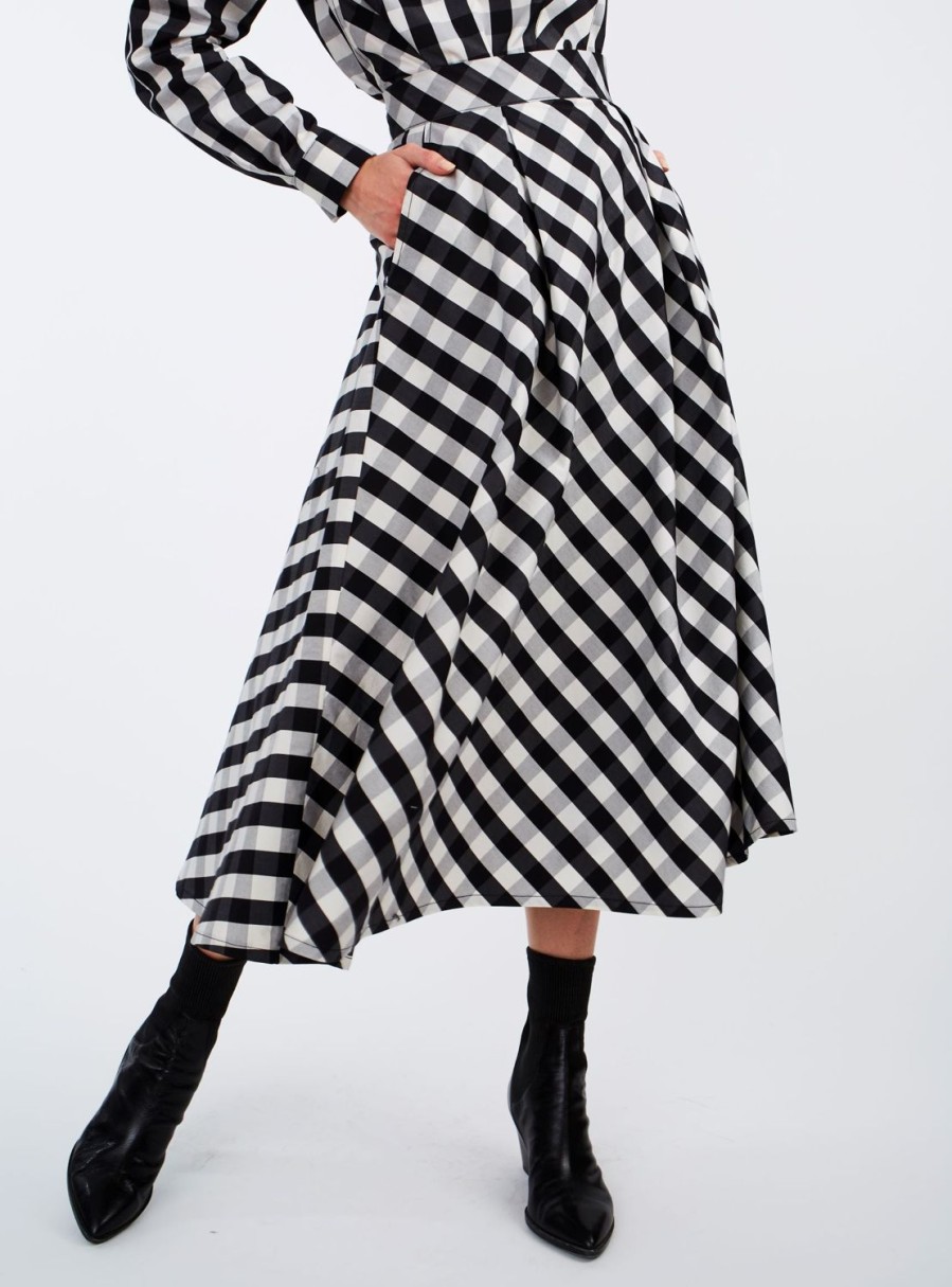 Skirts Thierry Colson | Wynona Skirt Black & White