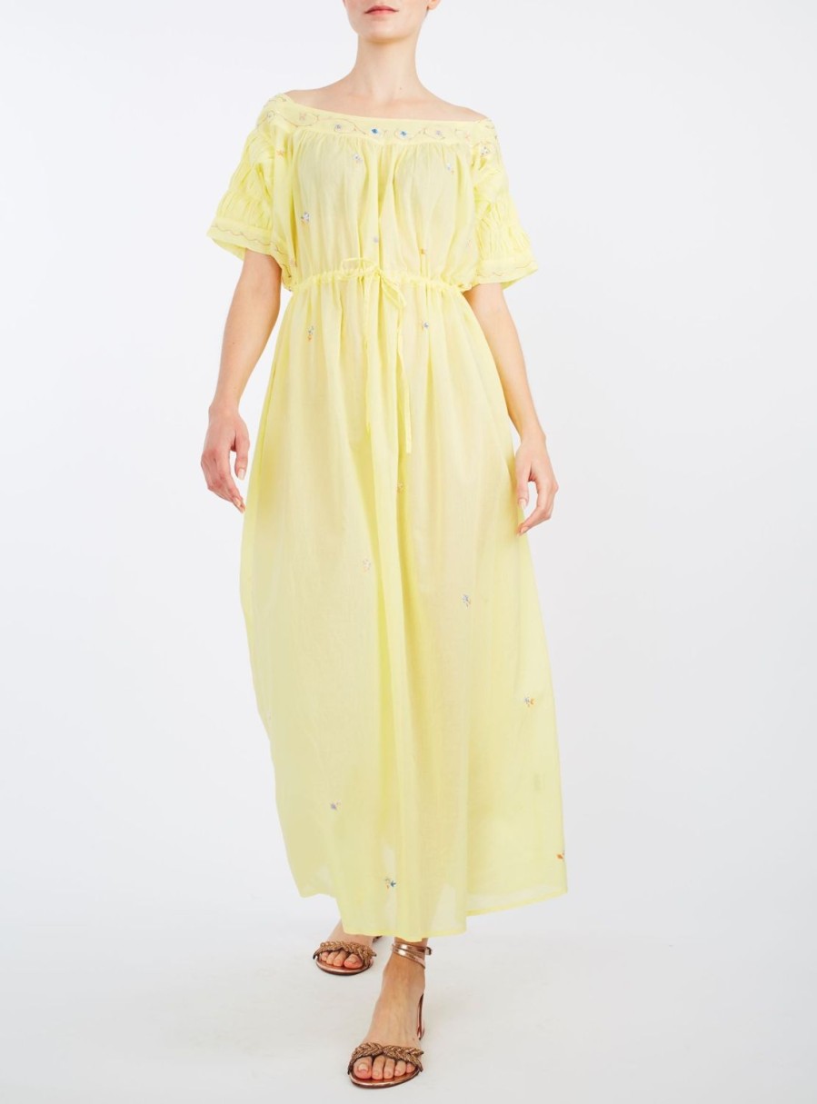 Dresses Thierry Colson | Tina - Long Dress Sweet Lemon