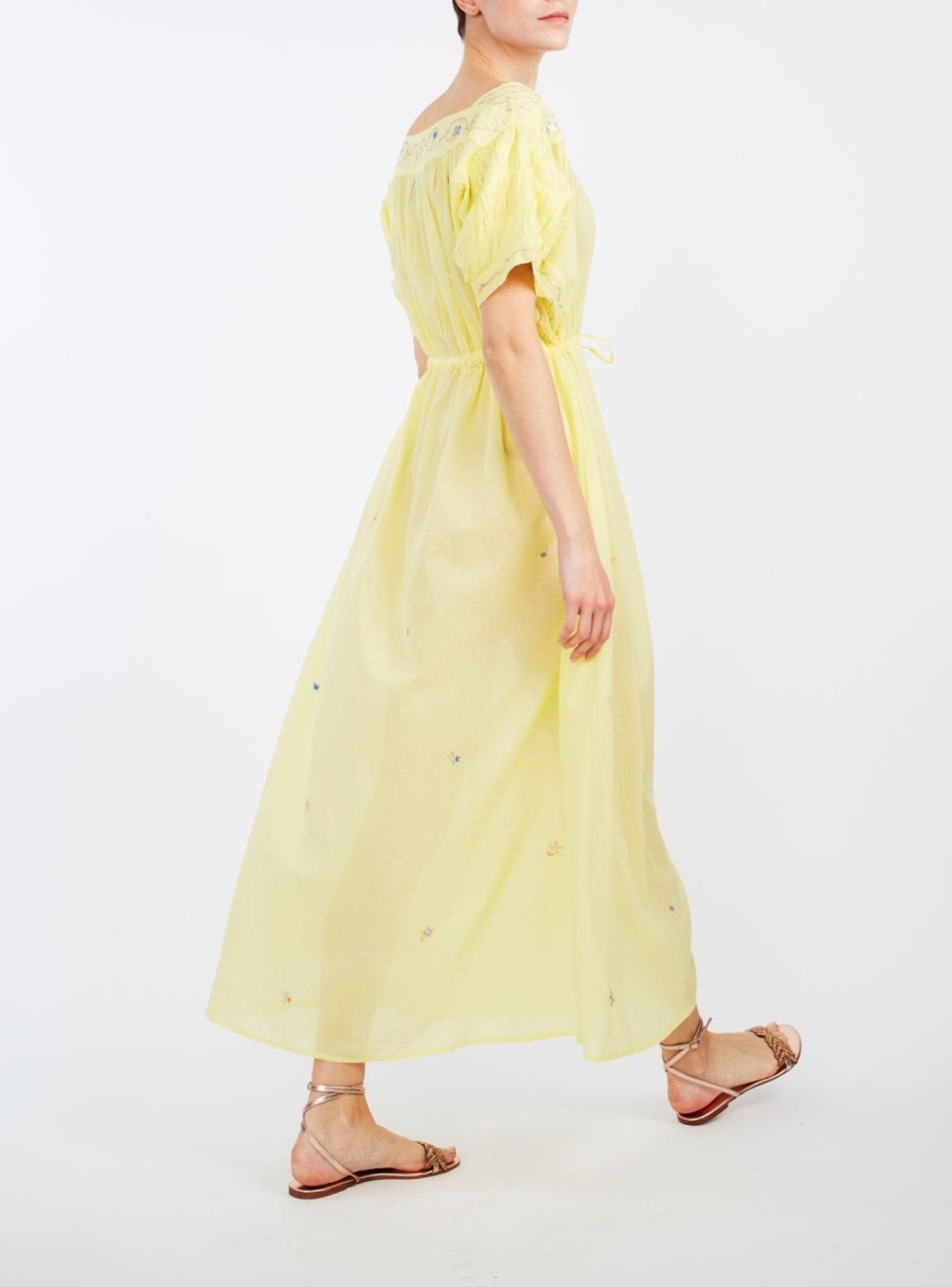 Dresses Thierry Colson | Tina - Long Dress Sweet Lemon