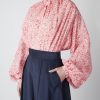 Tops Thierry Colson | Slava Blouse - Floral Jaal Raspberry