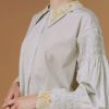 Tops Thierry Colson | Zlata Blouse - Balkan Embroideries - Cabbage White