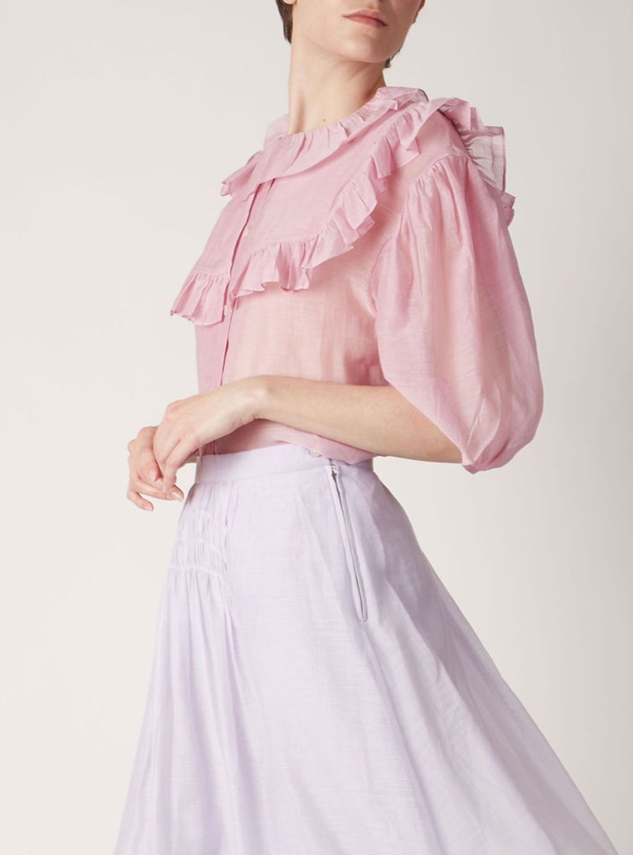 Tops Thierry Colson | Vanina Blouse - Rose Petals Lilac