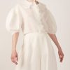 Tops Thierry Colson | Vanina Blouse - Barocco Scallops Off White