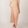 Dresses Thierry Colson | Venetia Dress - Mayfair Orange / Salmon & White