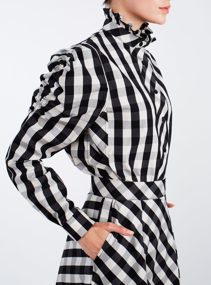 Tops Thierry Colson | Wind Shirt - Black & White