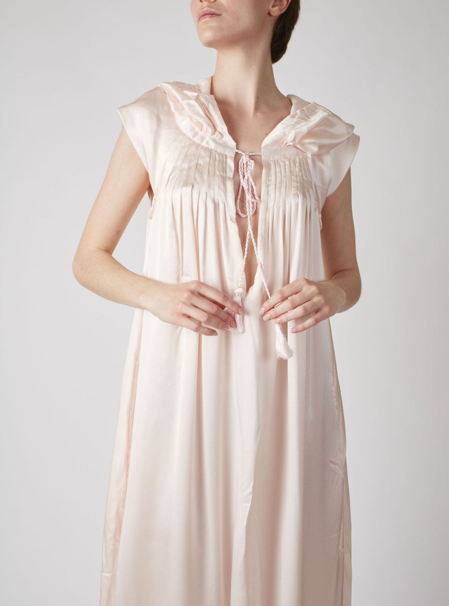 Dresses Thierry Colson | Eden Kaftan - Silk Pink