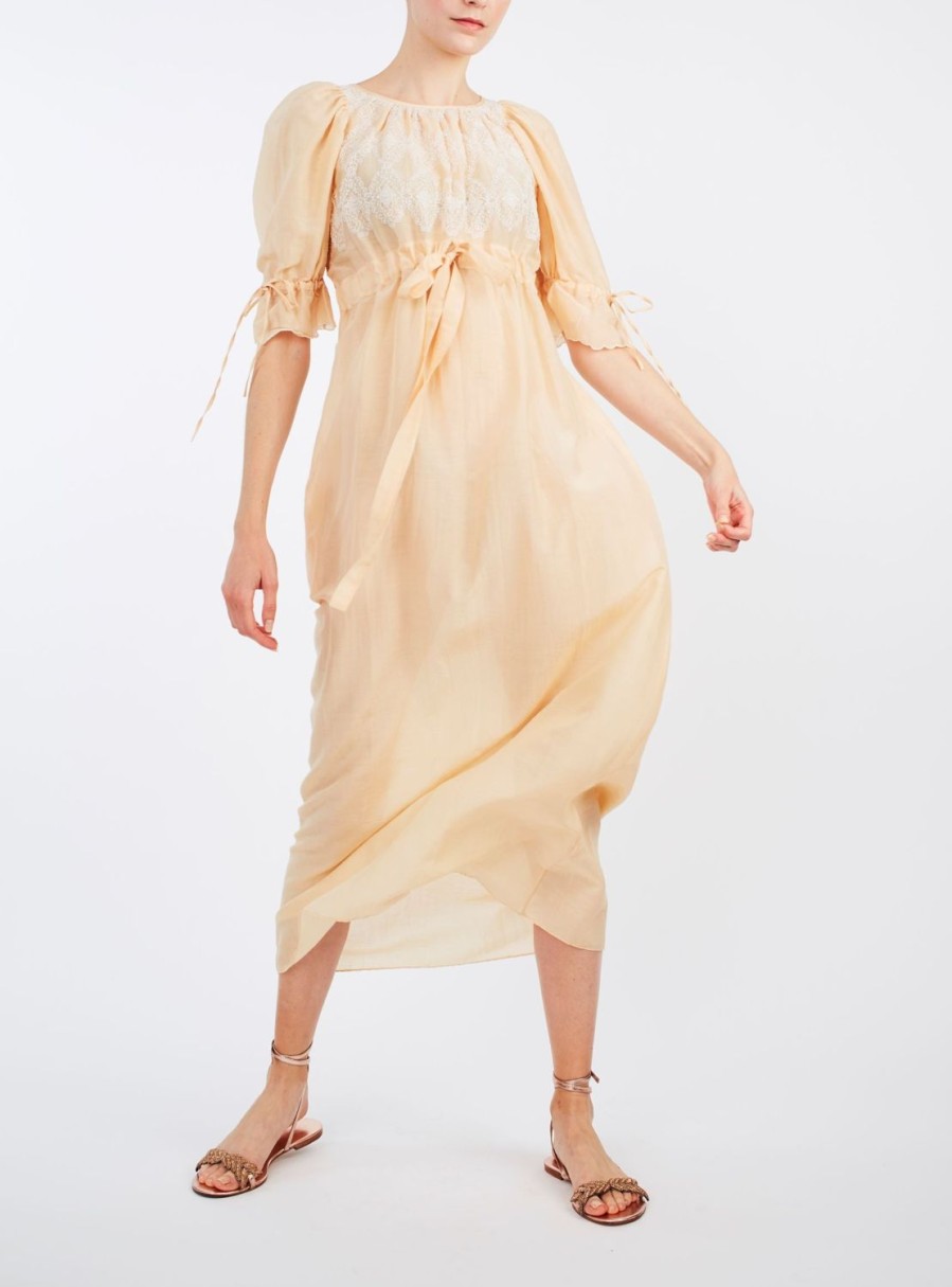 Dresses Thierry Colson | Tatiana - Long Dress Honey