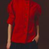 Tops Thierry Colson | Vita Corduroy Shirt - Red Vermillion Red Vermillon