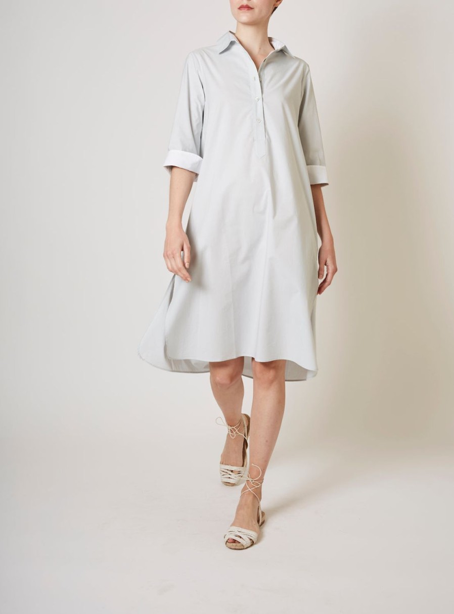 Dresses Thierry Colson | Angelica Dress Pearl Grey