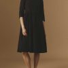 Dresses Thierry Colson | Amalia Dress - Plain Poplin Black