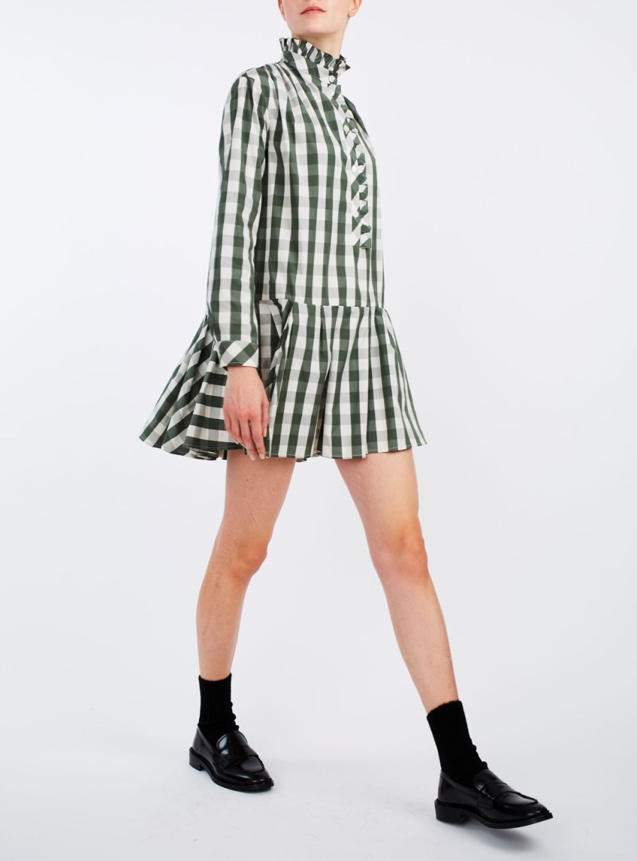 Dresses Thierry Colson | Lizbeth Mini Dress Green & White