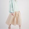 Tops Thierry Colson | Slava Blouse - Stripes Ottoman Blue Sky & Green