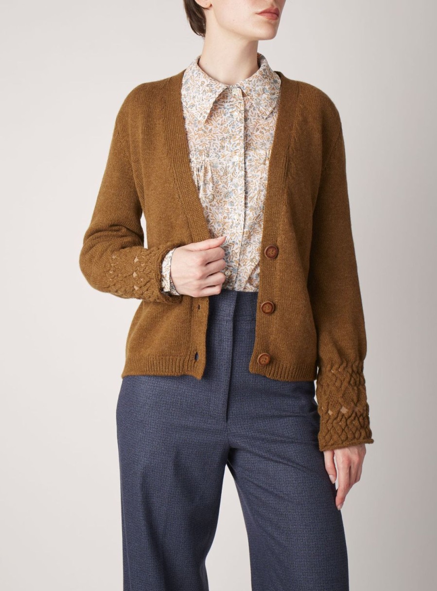 Tops Thierry Colson | Ysabel Cardigan - Wb X Tc Hazelnut