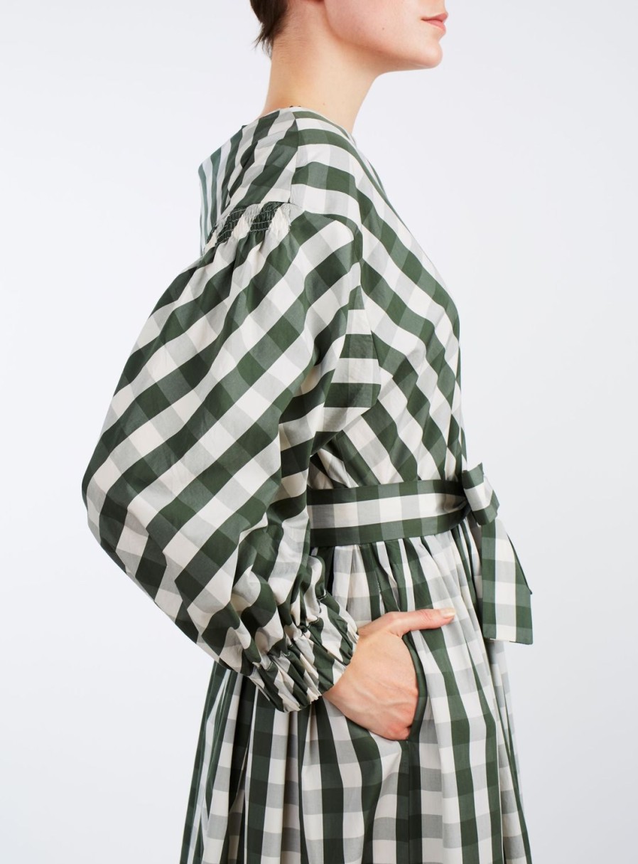 Dresses Thierry Colson | Jane Dress Green & White