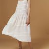 Dresses Thierry Colson | Zafiria Dress - Optical Pleats Off White