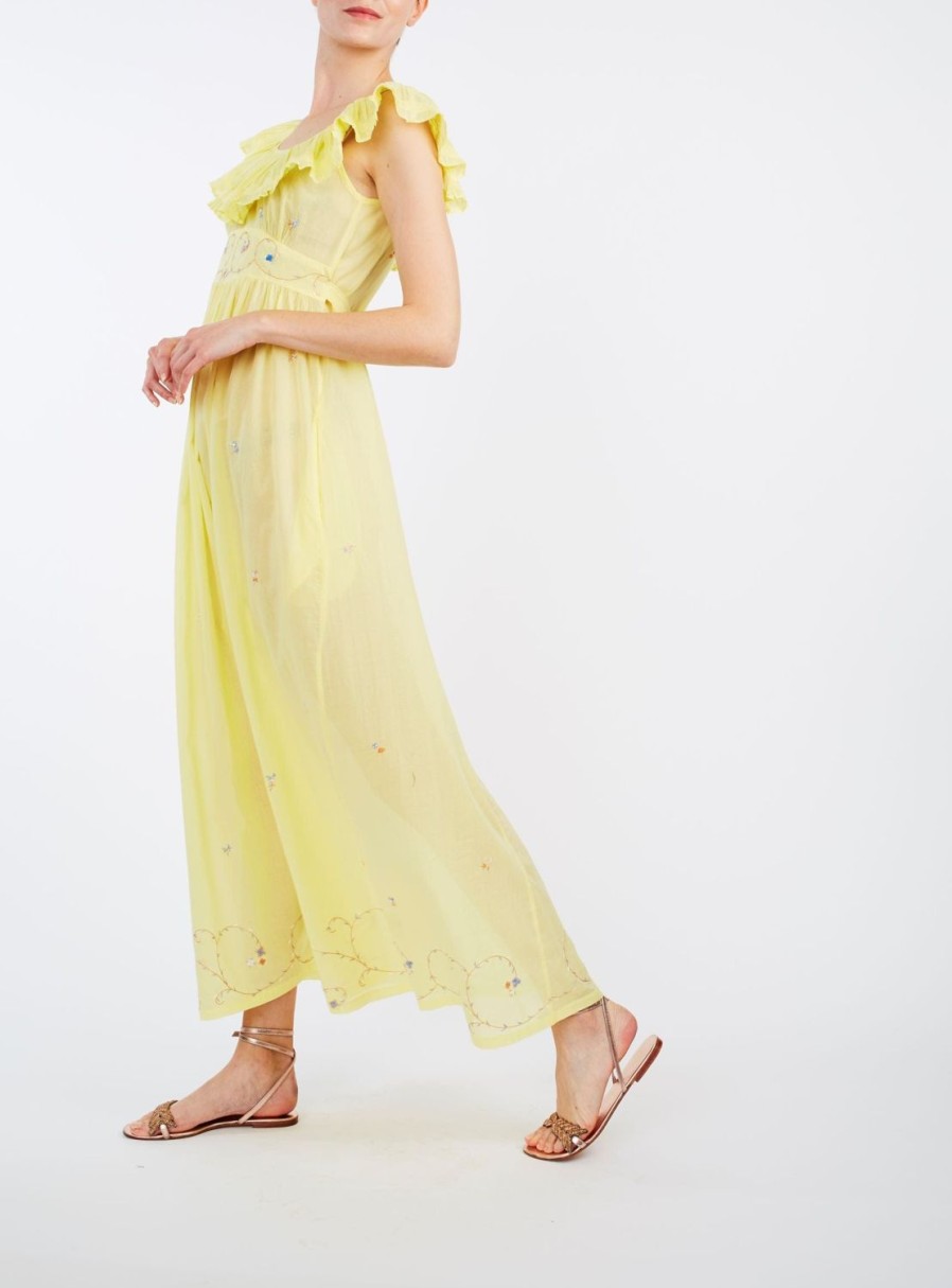 Dresses Thierry Colson | Milos - Long Dress Sweet Lemon