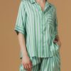 Tops Thierry Colson | Zouk Shirt - Bouboulina Stripes - Emerald