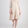 Dresses Thierry Colson | Angelica Dress Beige & Icy Blue