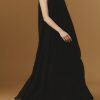 Dresses Thierry Colson | Zenith Long Dress - Chanderi Applique Black