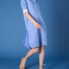 Dresses Thierry Colson | Angelica Dress - Blue "Pervenche" Blue " Pervenche"