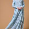 Dresses Thierry Colson | Parvati Kaftan Long - Mughal Blockprint Multico Blue