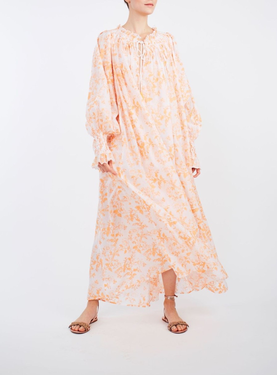 Dresses Thierry Colson | Vladia Chintz - Dress Apricot