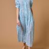 Dresses Thierry Colson | Venetia Dress - Mughal Blockprint Multico Blue