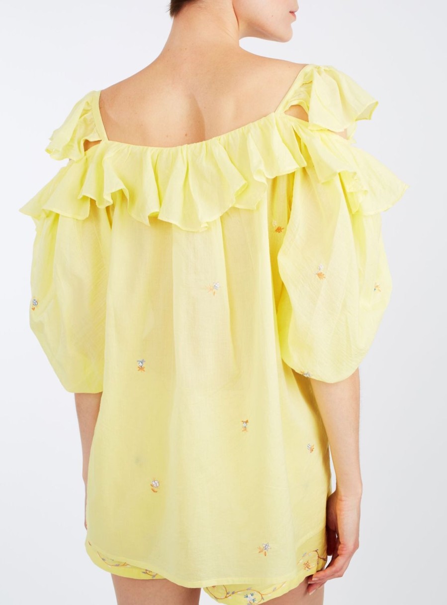 Tops Thierry Colson | Venus Boudoir - Blouse Sweet Lemon