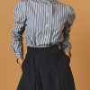 Tops Thierry Colson | Wind Blouse - County Grey Navy Stripes